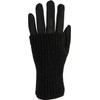 styleBreaker Women's Touchscreen Fabric Gloves with Removable Knitted Cuffs, Warm,