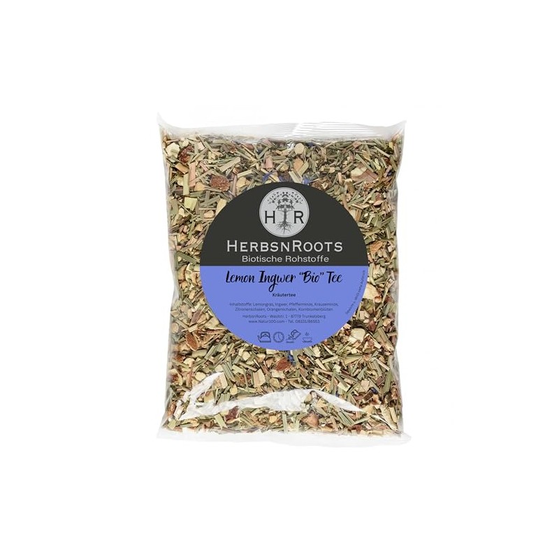HerbsnRoots "Lemon Ginger" • Herbal Tea • Loose • Made