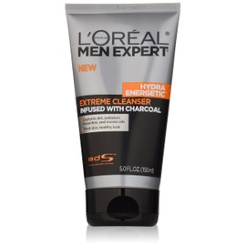 L'Oréal Paris Men's Expert Hydra Energetic Charcoal Cream Cleanser, 5 fl. oz.