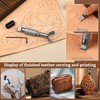 Leather Stamping Tools, Leather Carving Set, Working Kit for Beginners