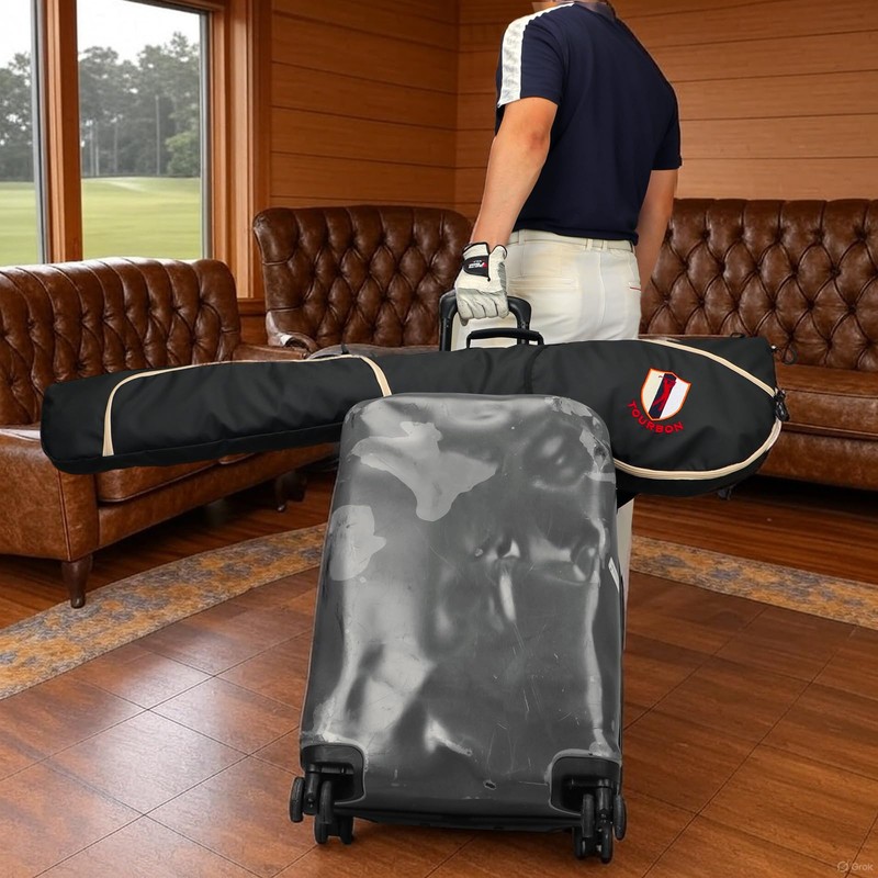 TOURBON Golf Bag Club Case for Practice, 8 Package, Lightweight,