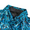 Mens Joe Exotic Shiny Sequins Button Down Dress Shirt 2XL