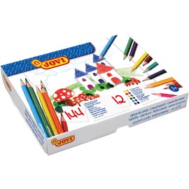 Jovi – Economic with 144 Pencils Wooden Box, Assorted Colours (739)