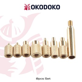 8pcs Heat Insert Tips Set for 900M T18 ST Soldering Iron Tools M2 2.5 M3 M4 M5 M6 M8