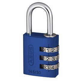 ABUS AB145/30 AZUL Padlock, Blue, 30