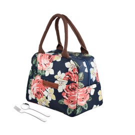 LUNALING Lunch Pack.Insulated Cooler Bags for Camping/Work/School.A Small Lunch Bag for Women/Students.