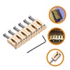 CORHAD 6pcs Electric Guitar Bridge Saddle Guitar Bridge Saddles Replacement