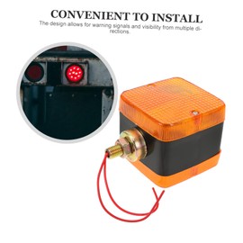 Outanaya Forklift LED Turn Signal Light Dual Sided Yellow Car Modification Light for Trucks Forklifts High Brightness Safety Marker Easy Installation Versatile Use