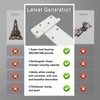 4 Pack 6" Door Hinges,280 Lbs Capacity Heavy Duty Gate