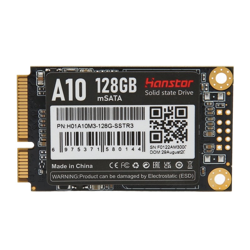 Internal Gaming SSD MSATA 6Gbps 3D TLC NAND ECC 500MB/s
