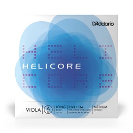 D'Addario Helicore Viola Single A String, Long Scale, Medium Tension