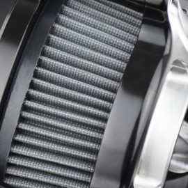 CARGLETRUE Air Filter Motorcycle Air Cleaner Intake System Fit for Harley Touring 2000-2007 Dyna 2000-2017 Softail 2000-2015