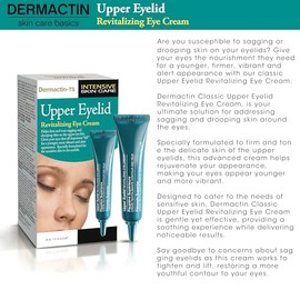 Dermactin Crema Revitalizante Clásica Para El Contorno De Ojos Del Párpado Superior, 1 Oz.