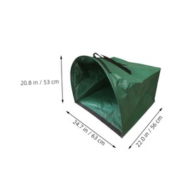 BESPORTBLE Heavy Duty Leaf Bag Holder Garden Waste Containers Yard Waste Bag Camping Trash Can Collapsible