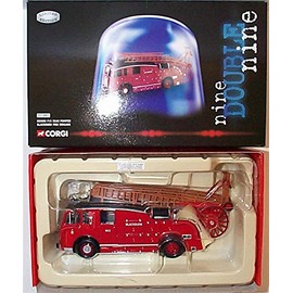corgi nine double nine dennis F15 rear pumper blackburn fire brigade vehicle 1.43 scale limited edition diecast model