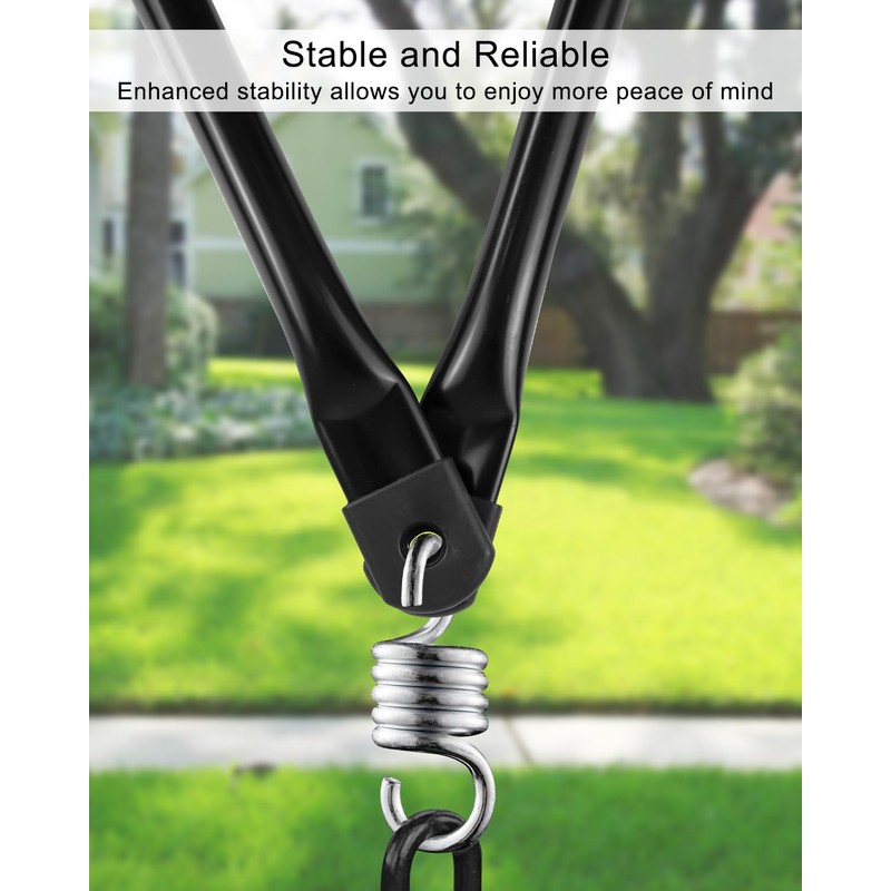 2 Pcs 80cm/31.5inch Garden Swing Replacement Rods for Hanging Swing