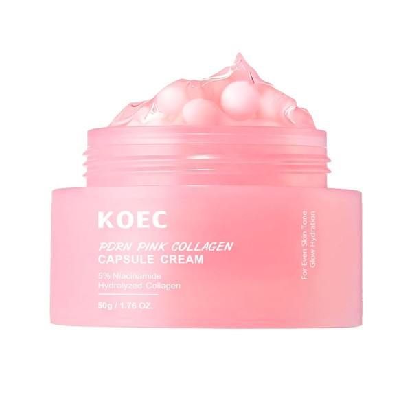 PDRN Pink Collagen Capsule Cream, Collagen Face Cream with 5%