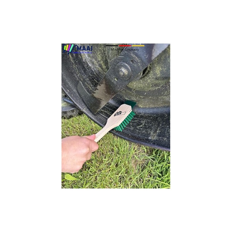 Set of 2 MAAJ Lawnmower Brush/Tool Brush Red + Green