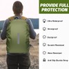 NJCXOLA Rain Cover Backpack for Backpacks with Reflective Strips (40-50L)