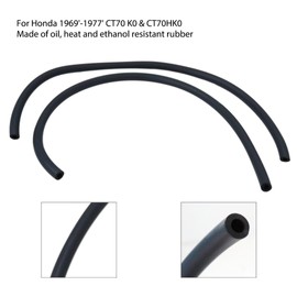 17681-098-010 Fuel Tank Gas Lines Hose Kit Clips 5.5mm Work for 1970-1973 Honda CB100 Super Sport by YTXXDEUS