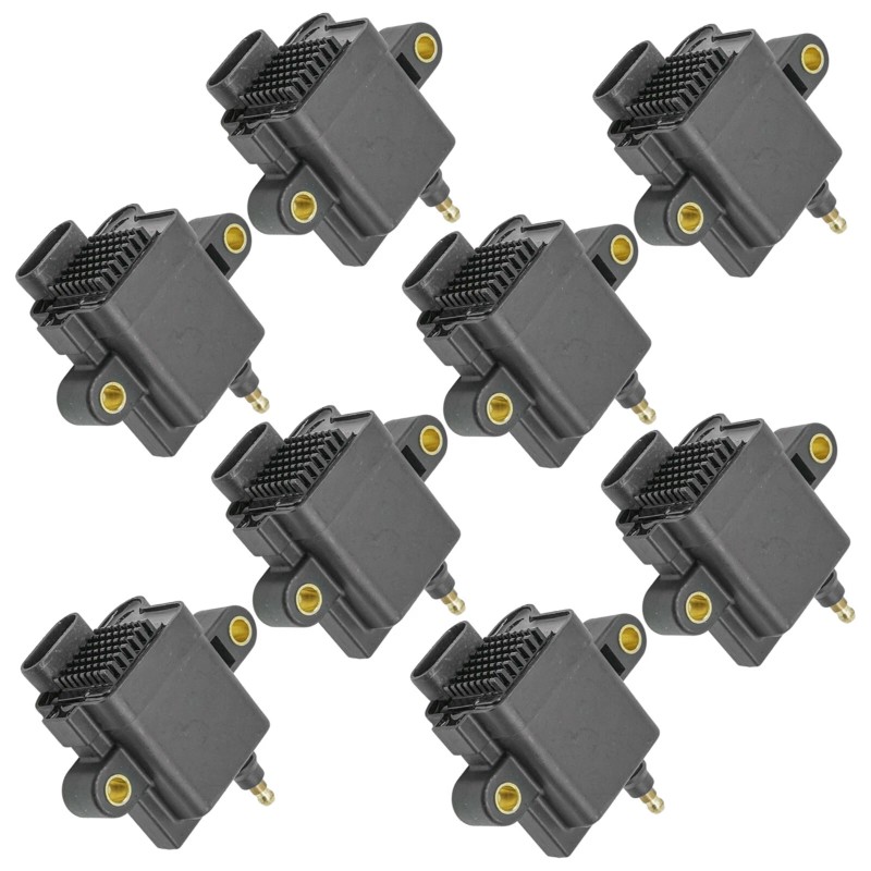 Caltric 8-Pack Ignition Coils for Mercury Sterndrive 1100 1350 Qc4V