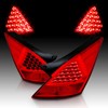 AmeriLite LED Replacement Taillights All Red Set For 350Z -