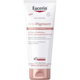 EUCERIN Anti-Pigment Crema Corporal para Áreas Específicas (200ml) Ayuda a reducir manchas oscuras para una piel más uniforme, suave y radiante 200 ml, ayuda a reducir manchas oscuras, suave y radiante
