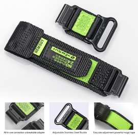 Nylon Watch Strap Compatible with Garmin, Sports Strap for Fenix/Forerunner/Approach/MARQ/Quatix/D2 Series, Robust Replacement Strap for Men, Nylon