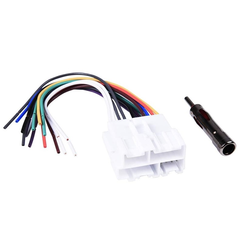 LQI Trucks Car Stereo Radio Dash Kit Antenna Harness Brown