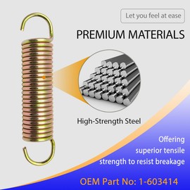 ZanFyxil 1-603414 Extension Spring Replacement for Toro, Exmark, Lawn-Boy Mowers - Compatible with FMD52, Z Master, TimeCutter Models (1990-2014) - 1 Pack