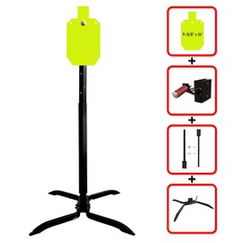 Highwild Target Stand AR500 Steel Target System - 10"x 16"x 3/8" Silhouette with 2x4 Stand Mount Kit, Height Adjustable