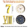 EEEKit 18 Pieces DIY Clock Number, Wall Clock Clock Hands