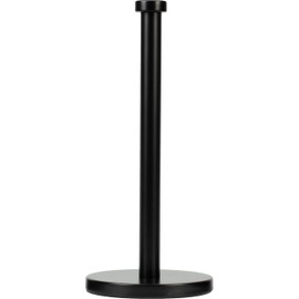 Paper Towel Holder, NSCMQSL Black Kitchen Towel Holder, Steady Countertop Paper Towel Holder with Weighted Base for Kitchen Roll Holder (Black)