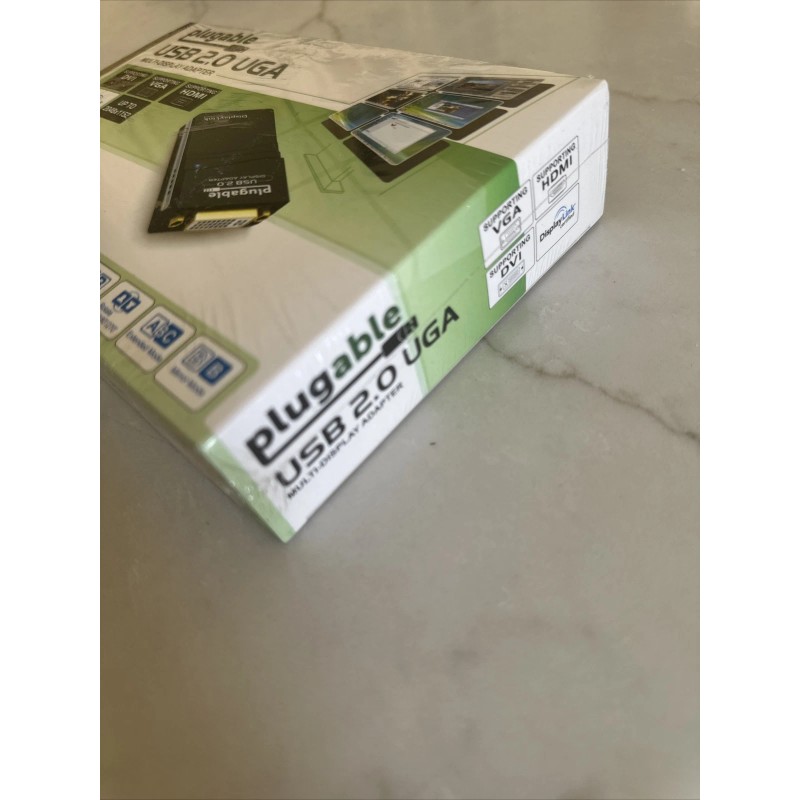 Plugable DisplayLink Certified Plugable UGA-2K-A USB 2.0 Display Adapter,”NEW”