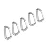 5Pcs Aluminum Alloy Climbing Carabiners 12KN (2697 Lbs) Heavy Duty