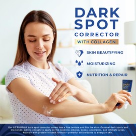 Dark Spot Corrector for Face and Body: For Age Spots, Sun Spots, Freckles, Brown Spots - Niacinamide, Vitamin C Formula - Use on Face, Hands, Underarms, Legs - 2 Oz