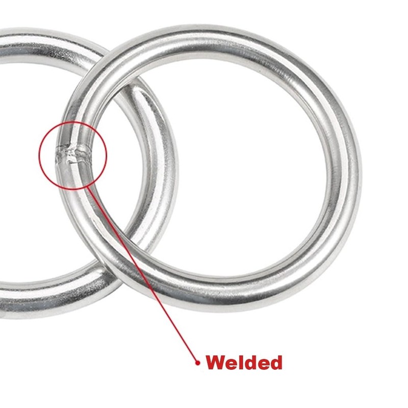 1pc 304 Stainless Steel Big O Ring 130mm 140 150