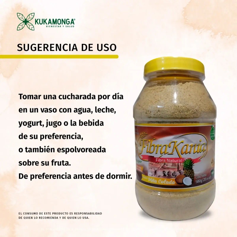 Flora Intestinal Digestión Ligera Fibra Kania 580 Piña
