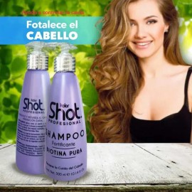 Shampoo Anticaida Biotina Pura  Keratina Kolor Shot 300 Ml  Anti-Hair Loss Shampoo with Biotin  Keratin                                               