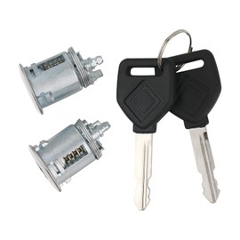 International Cab Door Lock Cylinder w/Keys for Left Driver & Right Passenger Door Handles Compatible with International Trucks Replaces 2506723C92 3606713C94 3546619C92