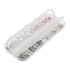 TOVINANNA Stylish Rhinestone Nail Charms for DIY Manicure Art Flatback Decors Easy Application Designs for Stunning Nail Art