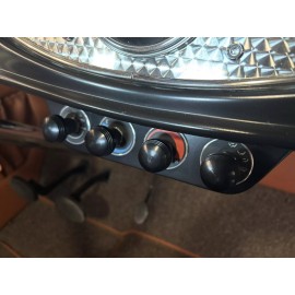 SO-CAL SPEED SHOP ART DECO STYLE DASH KNOBS by SO-CAL SPEED SHOP - BLACK ANODIZED