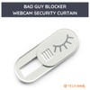 Tech Candy Bad Guy Blocker Webcam Cover Privacy Protector, White