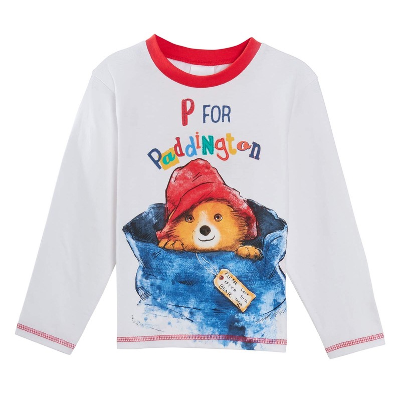 Paddington Bear Pyjamas White 3-4 Years