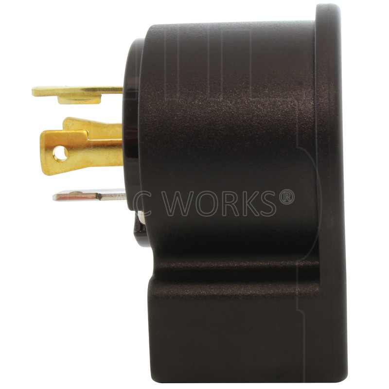 AC WORKS Elbow Male Plug with UL, C-UL Approval (NEMA