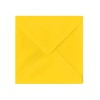 50 Mid Yellow Square Envelopes - 155mm x 155mm -