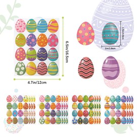 Easter Stickers, Easter Egg Stickers, Pack of 8 Easter Decoration Stickers, Easter Stickers, Easter Stickers, Easter Craft Set, Easter Stickers, Easter Stickers, Easter Stickers