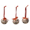 khevga traditional christmas tree ornaments: Metal bell tree decorations set