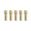 2460-20 M12 Rotary Tool Collets -5Pcs Brass Collets Grinding Machine