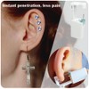 6 Pack Ear Piercing Kit, Disposable Ear Piercing Gun, Self